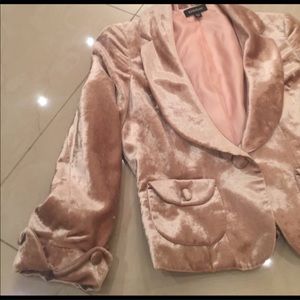 Brand New BEBE velour jacket